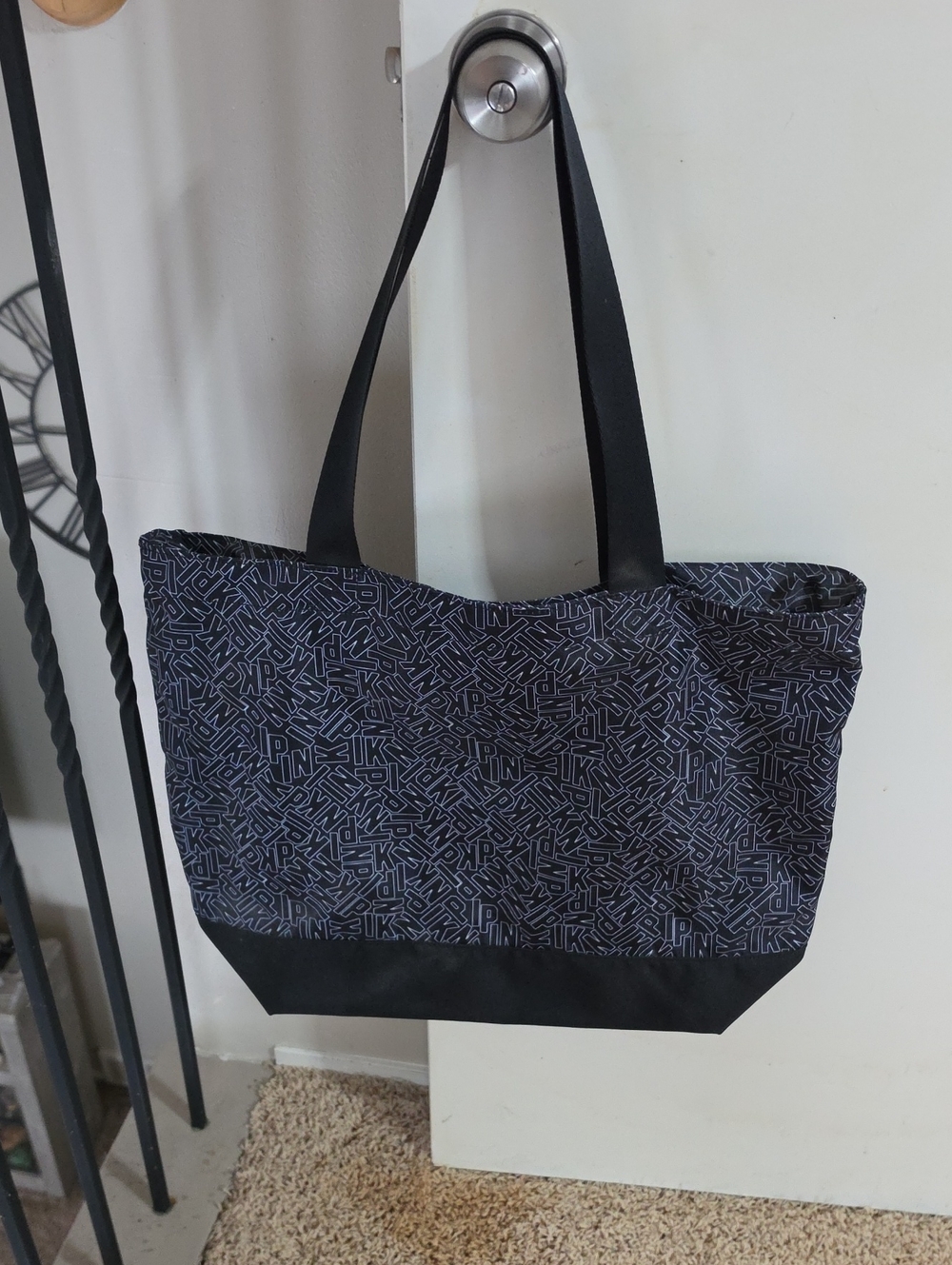 VS PINK nylon tote bag